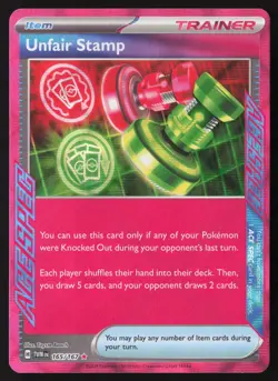 Unfair Stamp ACESPEC 165/167 Pokemon Twilight Masquerade - Image 1