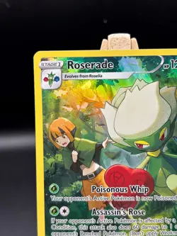 Pokemon TCG Lost Origin Trainer Gallery #TG02 Roserade Ultra Rare Holo TG02/TG30 - Image 3