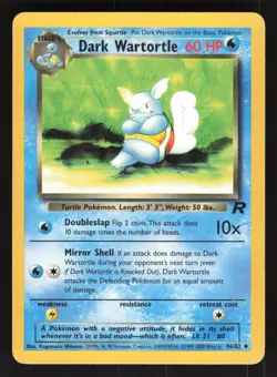 Dark Wartortle 46/82 Pokemon TCG Team Rocket MP - Image 1