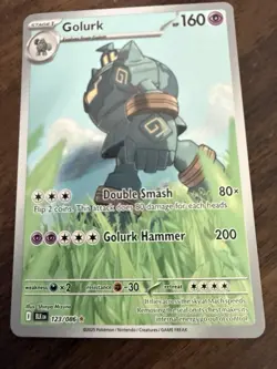 Pokemon TCG Golurk Illustration Rare Black Bolt 123/086 NM/M Condition - Image 5