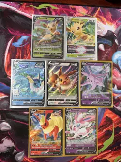 Eevee V and evolutions Black Star Promos - Leafeon, Sylveon, & More Pokemon TCG - Image 1