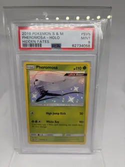 Pokemon Pheromosa TCG Hidden Fates SV5/SV94 Holo Rare PSA 9 - Image 1