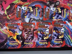 Pokemon TCG Scarlet And Violet Destined Rivals Sleeved Booster Packs Lot Of 6 - Image 1