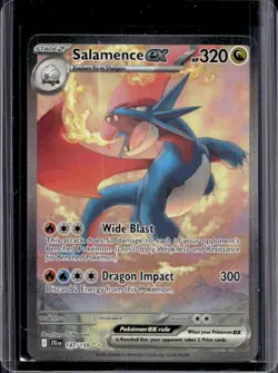 2025 Pokemon Journey Together Salamence ex #187/159 - Image 1