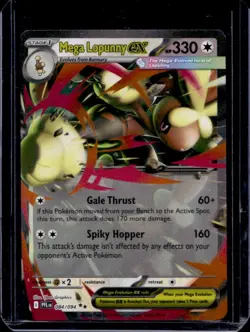2025 Pokemon Phantasmal Flames Mega Lopunny ex Double Rare #084/094 - Image 1