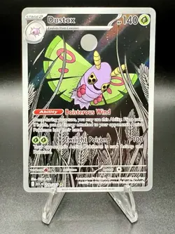 Pokemon TCG Dustox 220/217 Full Art Illustration Rare Holo Ascended Heroes - Image 1