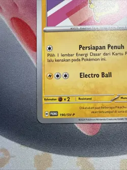 Pikachu berkemeja Batik Flower Pink Indonesia Journey 190/SV-P Promo Pokemon - Image 4