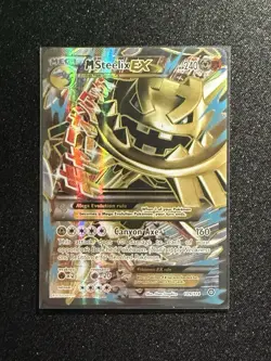 POKEMON M STEELIX EX FA XY STEAM SIEGE ULTRA RARE #109/114 HOLO 240HP ENGLISH - Image 1