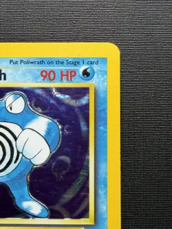 Pokemon TCG Poliwrath 13/102 Holo 1999 Wizards Base Set Copyright Holo Rare - Image 4