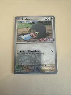 Pokemon TCG Lechonk Scarlet & Violet Base Set 156/198 Holo Promo SEALED - Image 1