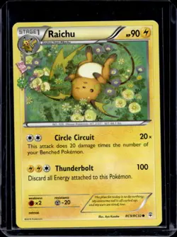 2016 Pokemon Generations Raichu #RC9/RC32 - Image 1