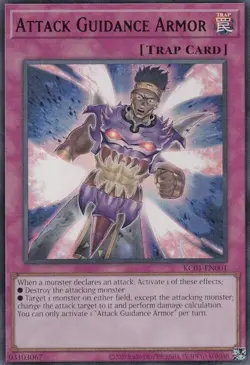Near Mint, English Yu Gi Oh Attack Guidance Armor - KC01-EN001 - Ultra Rare - Un - Image 1