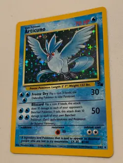 Articuno Fossil Holo Rare Pokemon Card never played - Image 1