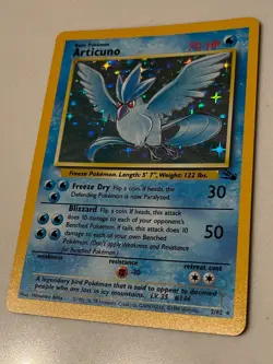 Articuno Fossil Holo Rare Pokemon Card never played - Image 4