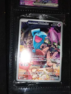 Team Rockets Wobbuffet Promo Card 203 Sealed Black Star Promo - Image 1