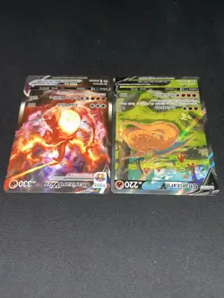 Pokemon TCG Charizard UPC two card lot - Image 2