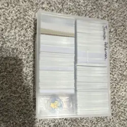 Pokemon TCG Japanese Mixed Card Lot Pikachu Token Storage Case Standard Size - Image 2