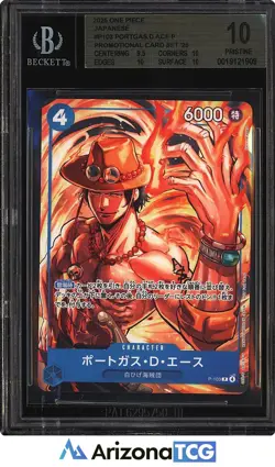 One Piece 2025 Portgas D. Ace P-103 Promo Card Set '25 Japanese PRISTINE BGS 10 - Image 1