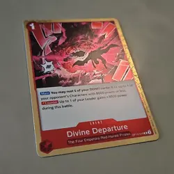 One Piece Divine Departure Trading Card Rare R OP10-019 Royal Blood NM FOIL TCG - Image 2