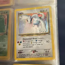 Pokemon Lugia Neo Genesis 9/111 Holo Rare 90 HP English Unlimited Card - Image 1