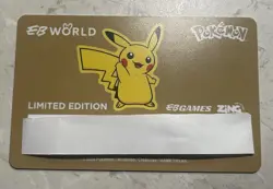 Level 5 EB World Pokemon 30th Anniversary Memebership Card Pikachu Brand New!! - Image 2