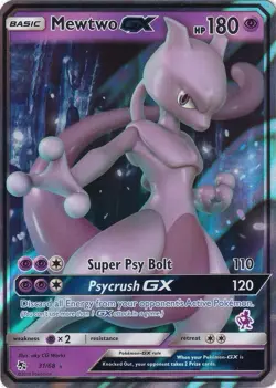 Mewtwo Deck From 2021 Pokemon TCG Battle Academy Game With 60 Cards Mewtwo GX - Image 2