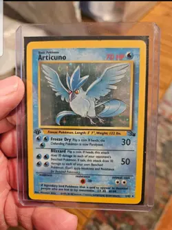 Articuno Holo Rare 1st Edition 2/62 - 1999 Fossil WoTC Pokemon TCG Card NM/LP - Image 1