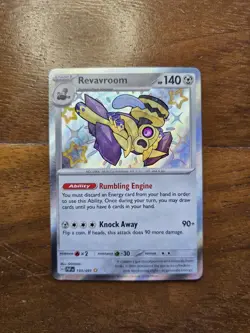 Pokemon SHINY Lot Of 3 Cards Shinies (Kingambit Wugtrio Revavroom) - Image 2