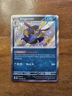 Pokemon SHINY Lot Of 3 Cards Shinies (Kingambit Wugtrio Revavroom) - Image 4