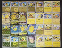 Pokemon Trading Card Game TCG Pikachu Promo Chinese Poke Ball Holo lot*28 JL89 - Image 3