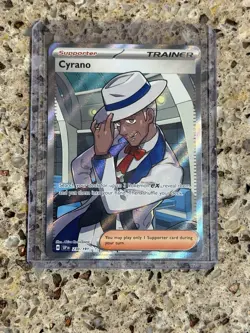 Pokemon TCG Cyrano 230/191SV08: Surging Sparks Holo Ultra Rare Collectible Card - Image 1