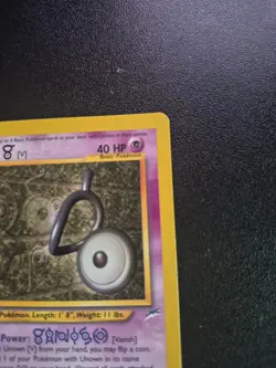 Unown 89/105 Neo Destiny Pokemon Card MP - Image 3