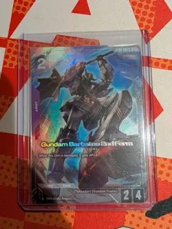 EVX05 Gundam Card Game Premium Card Collection Gundam Barbatos 2nd Form ST05-002 - Image 1