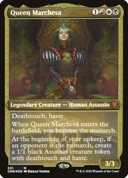 Queen Marchesa (Foil Etched) - Foil NM MTG Commander Legends - Image 1