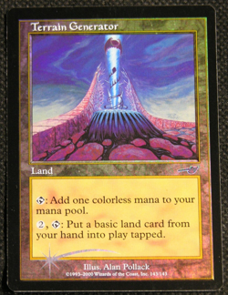 Terrain Generator - FOIL - Nemesis - MTG - Magic the Gathering - FOIL *NM* - Image 1