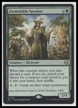 Formidable Speaker #176 – Lorwyn Eclipsed | MTG Creature - Image 1