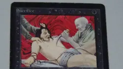 Sacrifice Interrupt Magic the Gathering Dan Frazier MTG minimal wear - Image 2