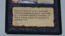 Sacrifice Interrupt Magic the Gathering Dan Frazier MTG minimal wear - Image 3