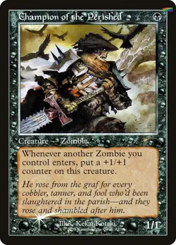 Champion of the Perished (Retro Frame) [SLD - 837] - NM [Foil] TCG MTG - Image 1
