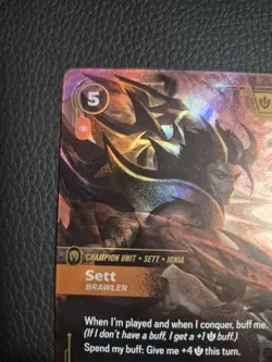 League of Legends- Origins- Sett - Brawler (Alternate Art) - Near Mint English - Image 5