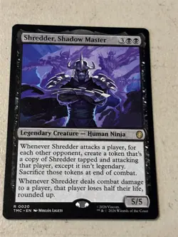 mtg Shredder Shadow Master, TMNT Commander, unplayed - Image 1