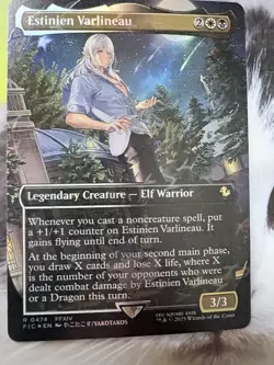 Estinien Varlineau (Borderless) (Chocobo Track Foil) MTG Final Fantasy - Image 1