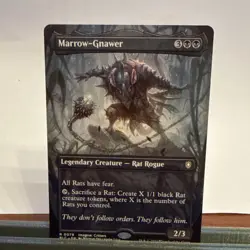 Marrow-Gnawer (BorderLess) - Rare - Commander Bloomburrow - Legendary - NM - MTG - Image 1