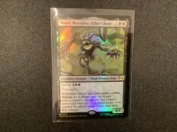x1 Shark Shredder, Killer Clone R MTG Teenage Mutant Ninja Turtles M/NM, Foil - Image 1