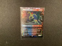 MTG Don & Raph, Hard Science - Showcase Rare Ninja Turtles #243 - Image 1