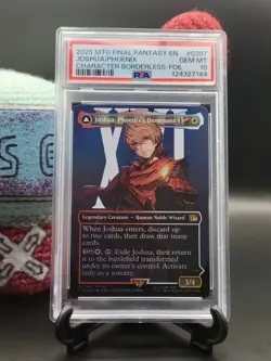 Joshua, Phoenix's Dominant - #397 - Borderless - Foil - Final Fantasy - PSA 10 - Image 1