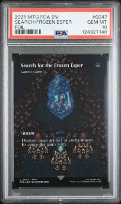 Search for the Frozen Esper (Showcase Foil) - #47 - Final Fantasy - PSA 10 - Image 2