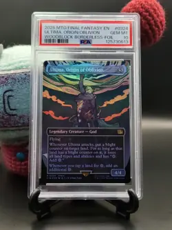 Ultima, Origin of Oblivion (Borderless Foil) - #324 - Final Fantasy - PSA 10 - Image 1