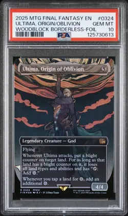Ultima, Origin of Oblivion (Borderless Foil) - #324 - Final Fantasy - PSA 10 - Image 2