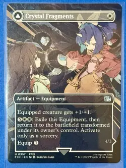 Crystal Fragments (Borderless) Final Fantasy Regular 357, NM. Uncommon - Image 1